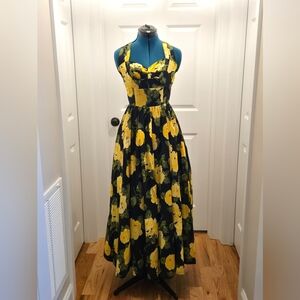 Trashy Diva Lena Maxi Dress In 1959 Roses Print